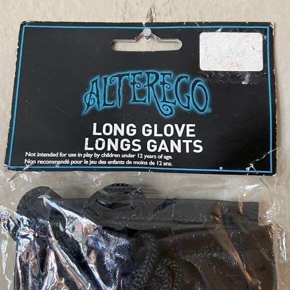 NWOT Alterego Fancy Black Dress Fashion Gloves  Halloween Cosplay Theater - Picture 4 of 5